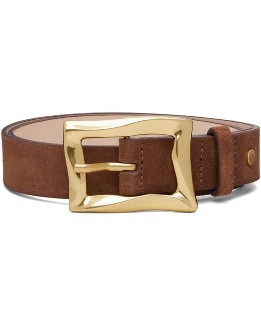 Rag & Bone Black Waverly Suede Belt