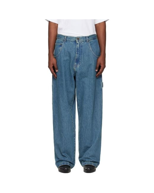 Vetements Blue Hip-Hop Jeans for men