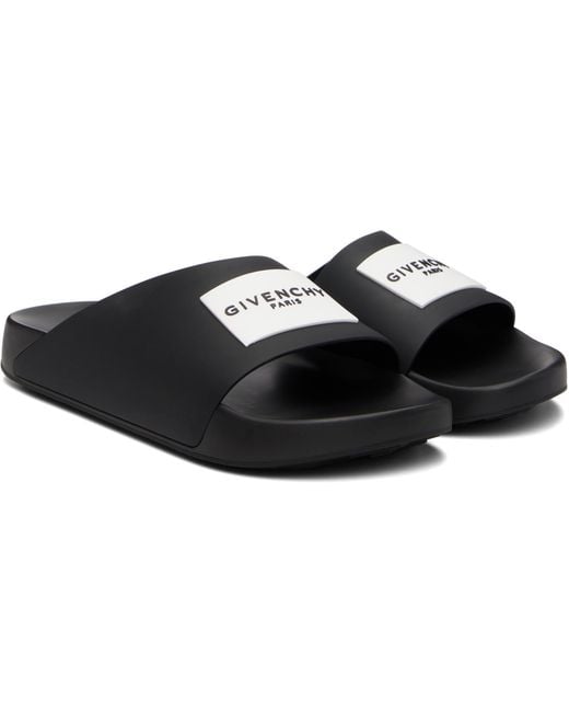 Givenchy Black Label Slide Sandals for men