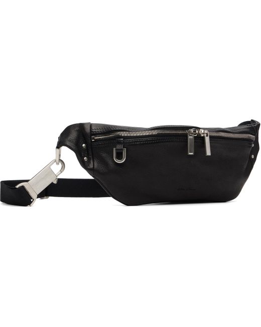 Rick Owens Black Concordians Geo Bumbag Pouch for men