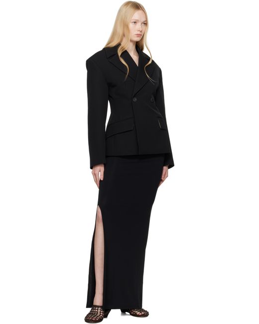 Jacquemus 'La Jupe Peplo' Maxi Skirt in Black | Lyst