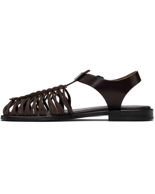 Hereu Black Alaro Sandals for men
