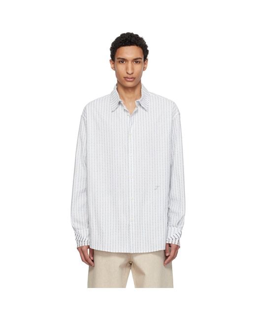 Jacquemus White 'The Letro' Shirt for men