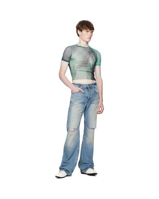 Jean Paul Gaultier Black 'The Water' Baby T-Shirt for men