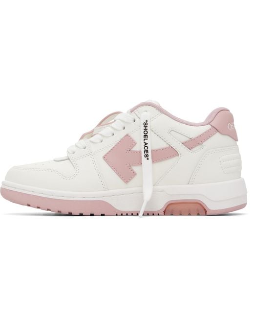Off-White c/o Virgil Abloh Black 'Out Of Office' Calf Leather Sneakers