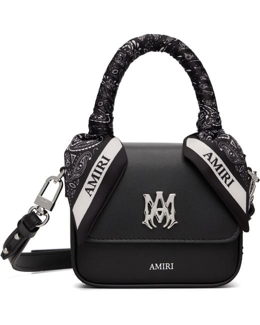 Amiri Black Nano Ma Bag
