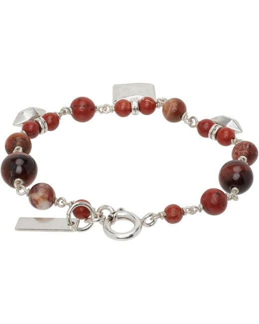 Isabel Marant Black Stone Bracelet for men