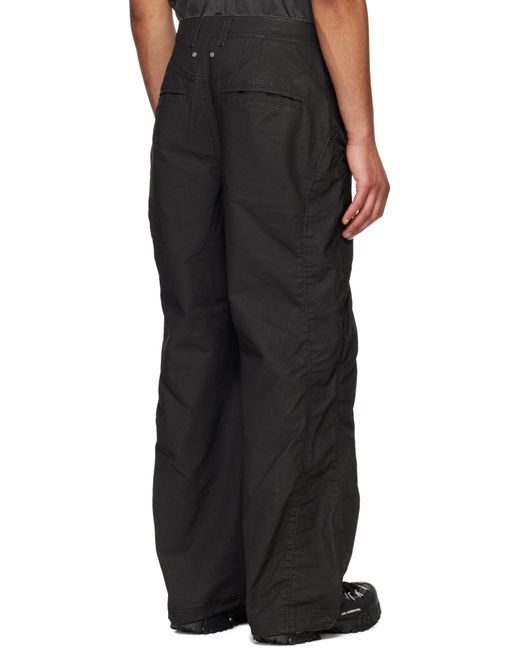 メンズ ANDERSSON BELL ブラック Arc Shirring トラウザーズ Black