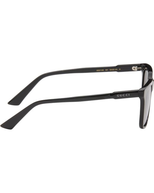 Gucci Gray Rectangular Sunglasses for men