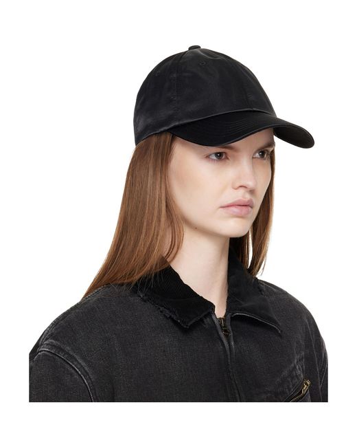Wales Bonner Black 'The Original' Baseball Cap