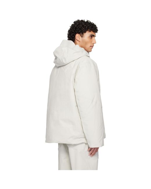Veilance White Sorin Down Jacket for men
