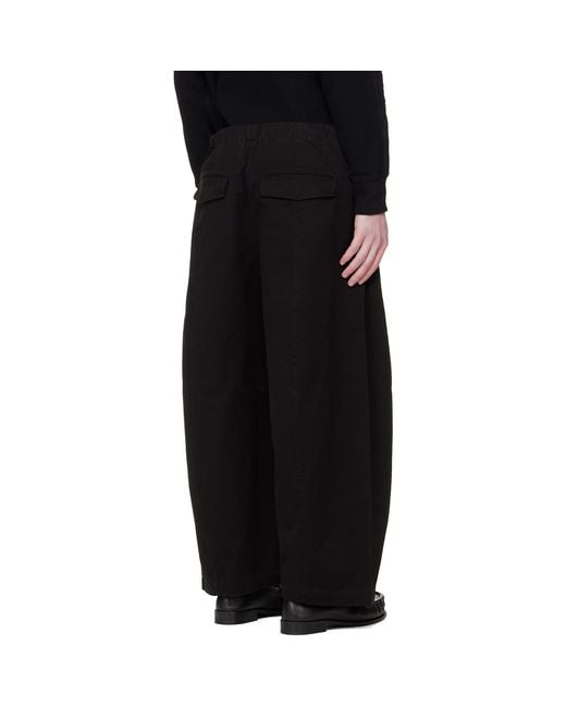 Entire studios Black Loft Trousers for men