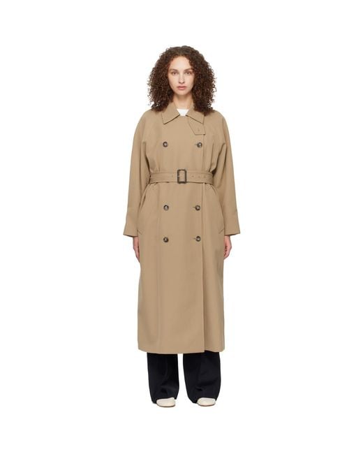 A.P.C. Multicolor Belted Trench Coat