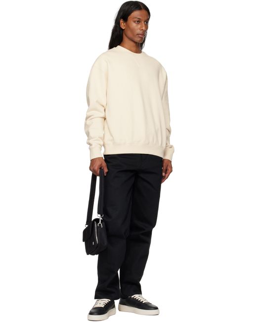 Represent Black Quilted Crossbody Bag for men