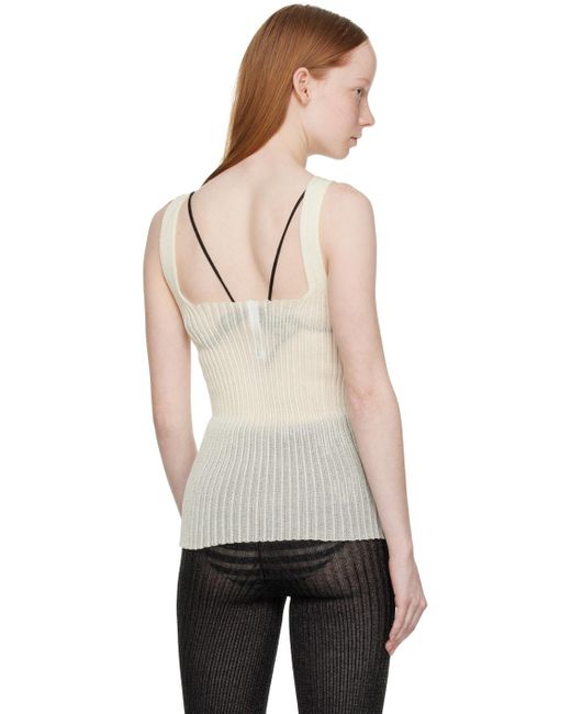 a. roege hove Natural Off- Emma Tank Top