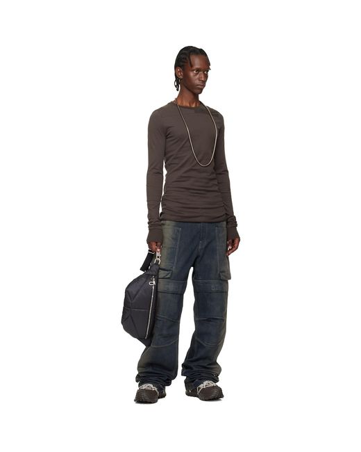 Rick Owens Black Moncler + Girder Ls T-Shirt for men