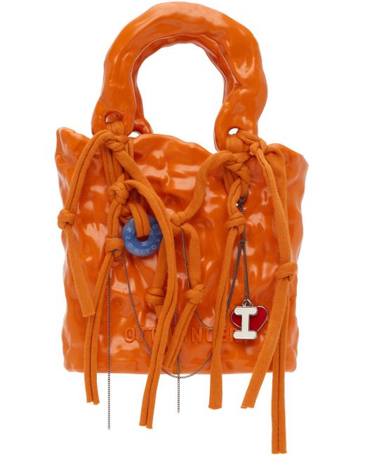 OTTOLINGER Ssense Exclusive Orange Ceramic Bag