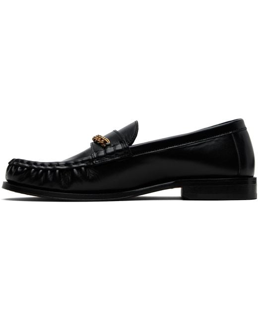 Ernest W. Baker Black Chain Loafers for men