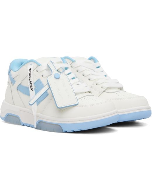 Off-White c/o Virgil Abloh Black 'Out Of Office' Calf Leather Sneakers for men