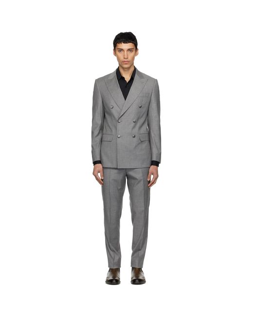 Boss Black Houndstooth Suit for men
