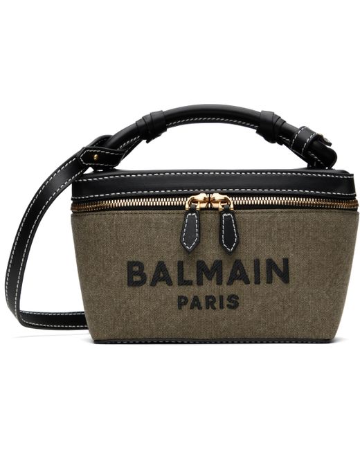 Balmain Black B-army Vanity Bag