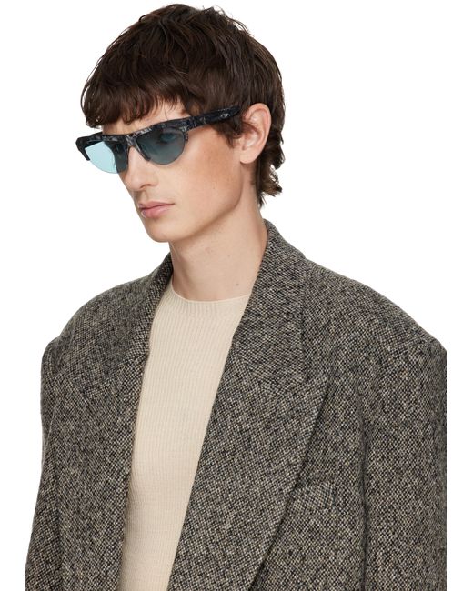 Retrosuperfuture Black Ora Sunglasses for men