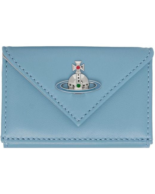 Vivienne Westwood Blue Envelope Billfold Wallet for men