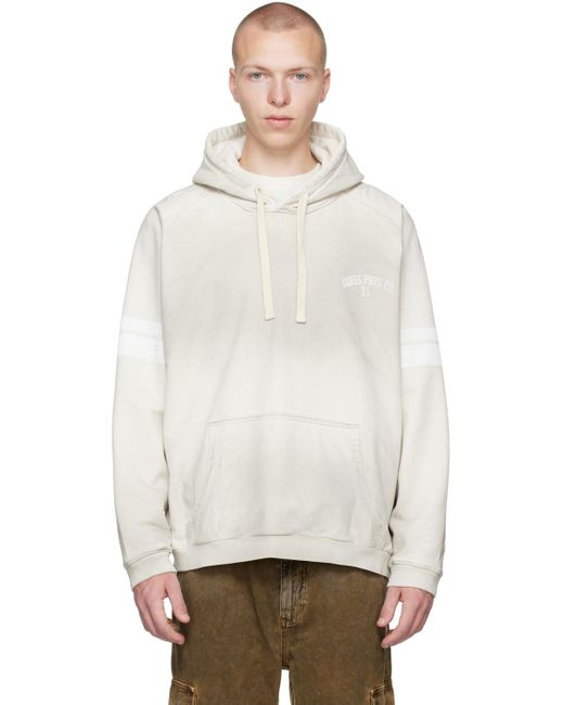 Guess USA White Off- Relaxed Hoodie for men