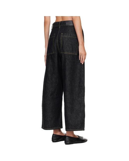 Studio Nicholson Black Chalco Wide Leg Jeans