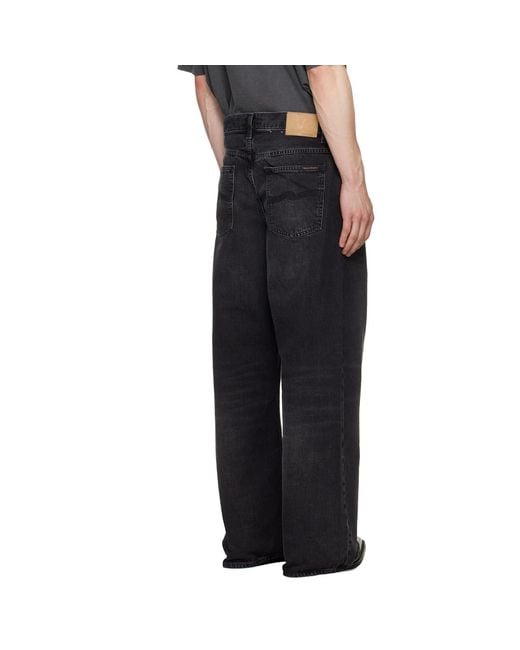 Nudie Jeans Black Loud Larry Jeans for men