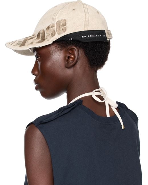 Martine Rose Blue Ssense Exclusive Roll Back Cap