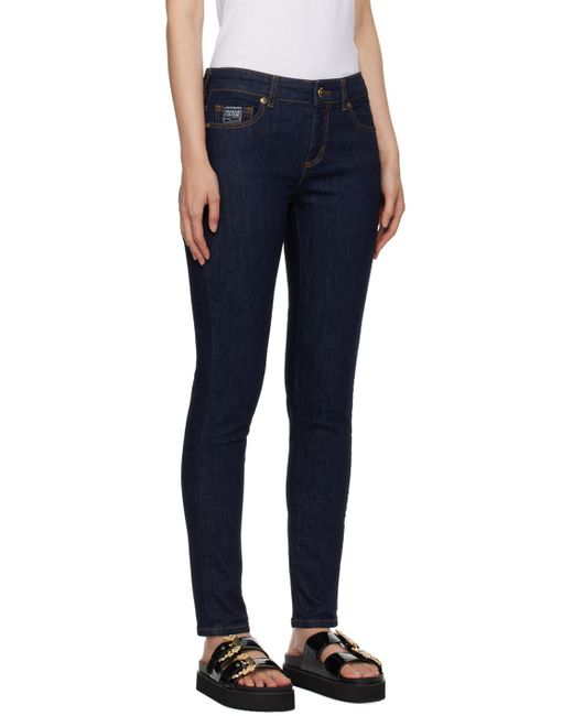 Versace Blue Indigo Five-pocket Jeans