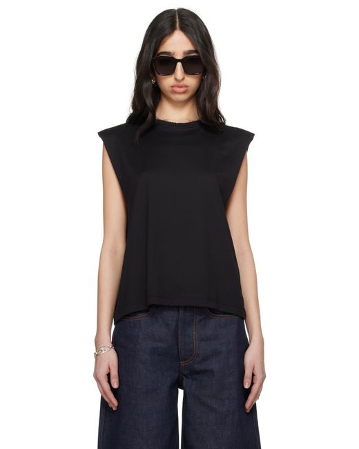 Meta Campania Collective Black Nat Tank Jersey Cotton Surfer T-Shirt