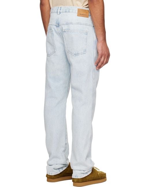 メンズ Isabel Marant ブルー Lewys ジーンズ White
