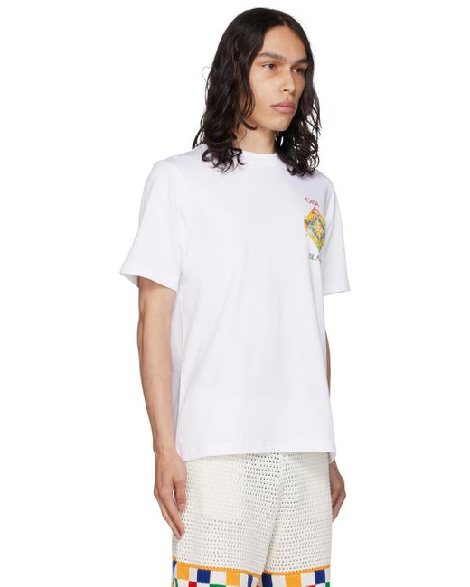 T-shirt Les Elements en coton Casablancabrand pour homme en coloris White
