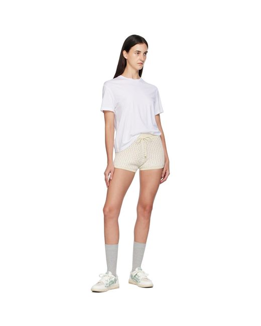 Amiri Multicolor Off- Crochet Shorts