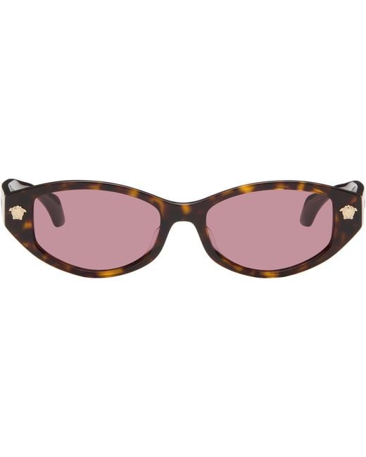 Versace Brown Medusa Sunglasses