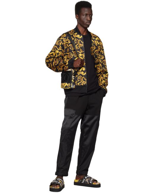 Baroque print hotsell bomber jacket