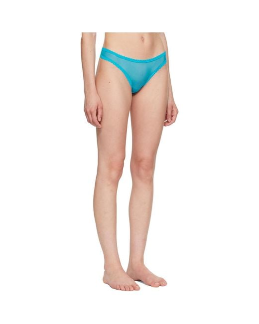 Fruity Booty Blue Moss Thong