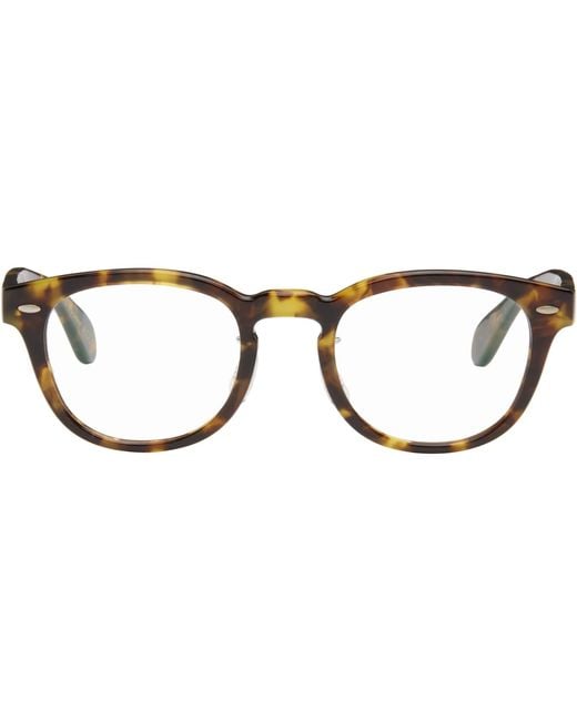 Oliver Peoples Black Sheldrake Glasses for men