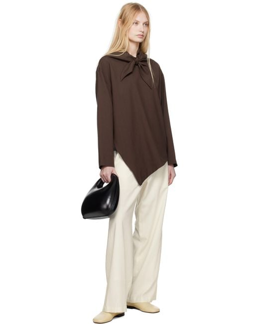 Studio Nicholson Brown Bute Blouse