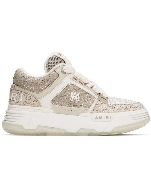 Amiri ベージュ Ma-1 ラインストーン スニーカー ブラック | Lyst