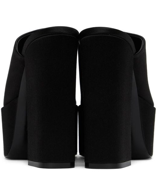 Sandales À Talon Bottier Sasha Noires Paris Texas en coloris Black