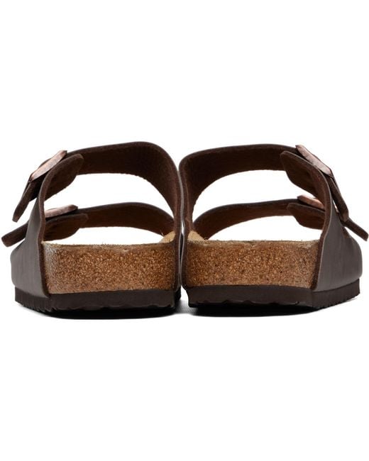 Birkenstock Brown Regular Arizona Sandals for men