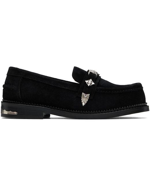 Toga Virilis Black Loafers for men