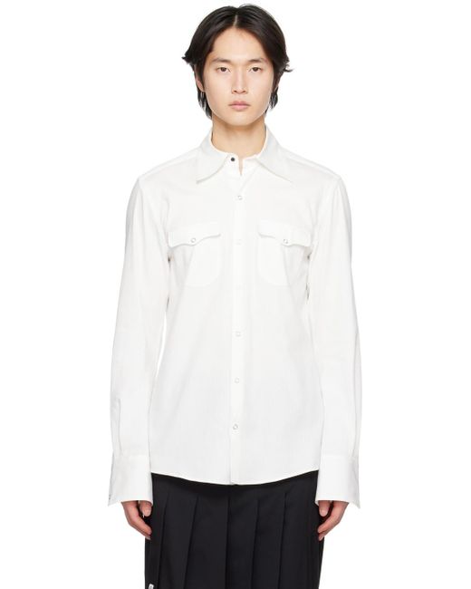 KOZABURO White Slim-fit Shirt for men