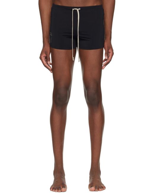 Rick Owens Black Champion Edition Swim Shorts for men