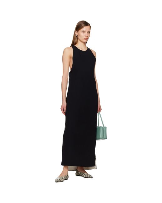 Aeyde Black Off & Moa Pointed-Toe Flats