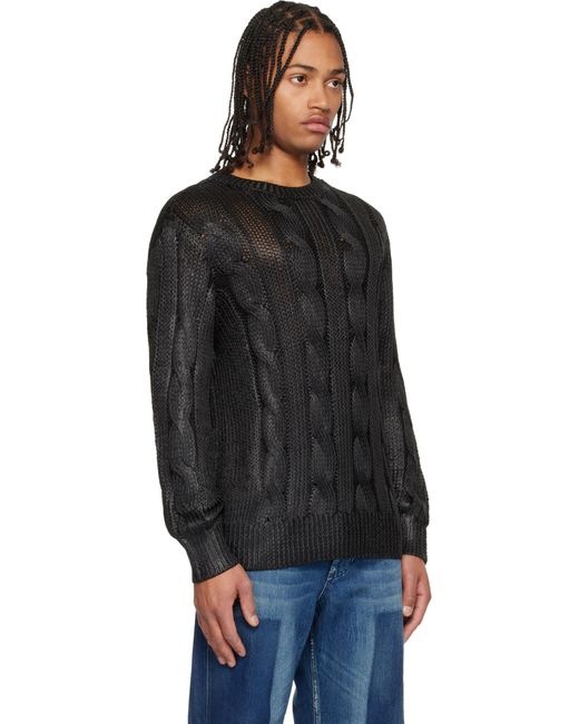 DIESEL Black K-Michiu Sweater for men