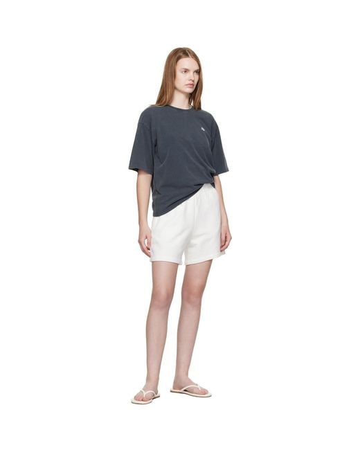 Anine Bing White Off- Kam Shorts